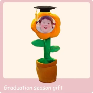 Customized Photo Christmas Birthday Gift Musical Singing Dancing Sunflower Toys 120 Songs Repeat Talking Record Speaking Toy - Image 12
